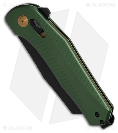 SOG Diverge Wharncliffe XR Lock Knife Forest Green Aluminum (3" Black)