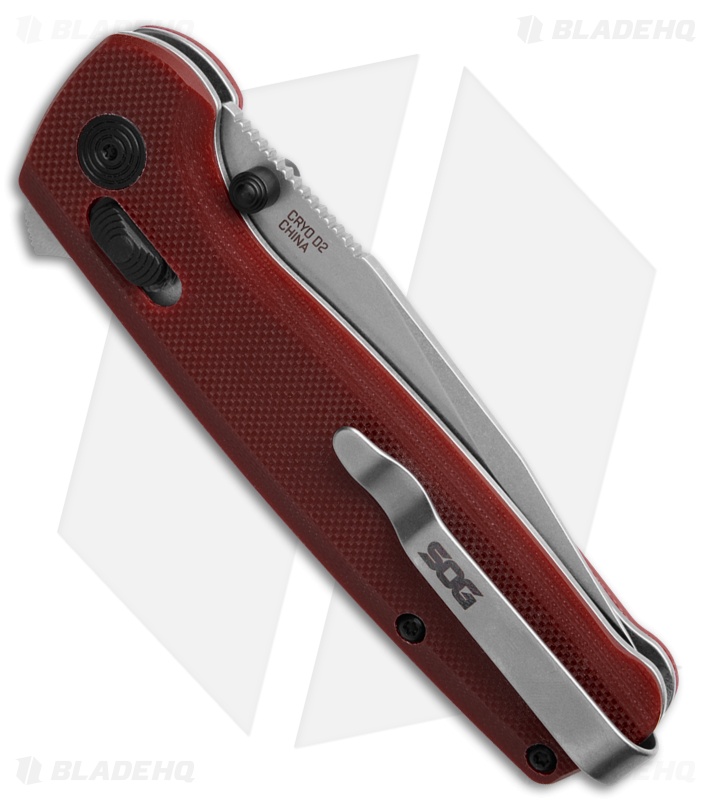 SOG Terminus XR | XR Lock Knife | Red G-10 | Blade HQ