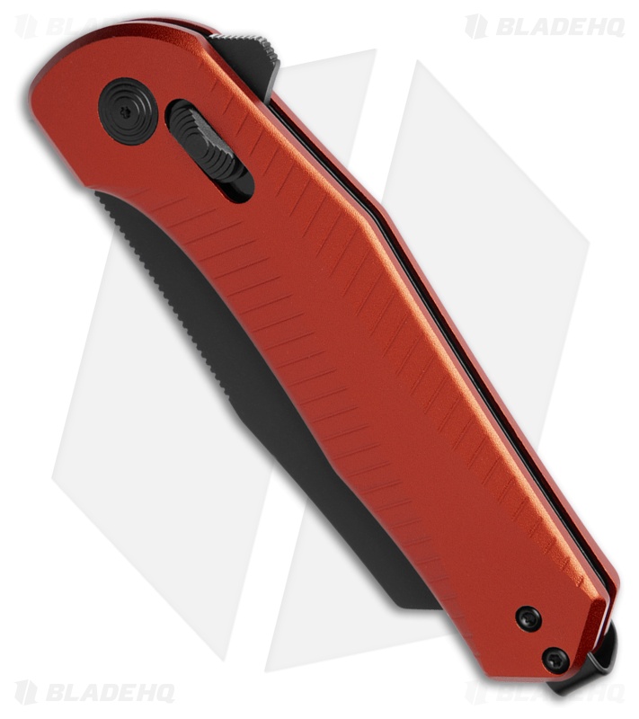 SOG Diverge Wharncliffe XR Lock Knife Burnt Orange Aluminum (3" Black)