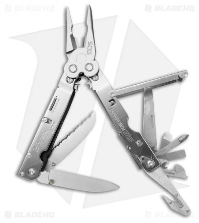 SOG PowerAssist 18-in-1 Multi-Tool w/ Nylon Case (Satin) S66N-CP