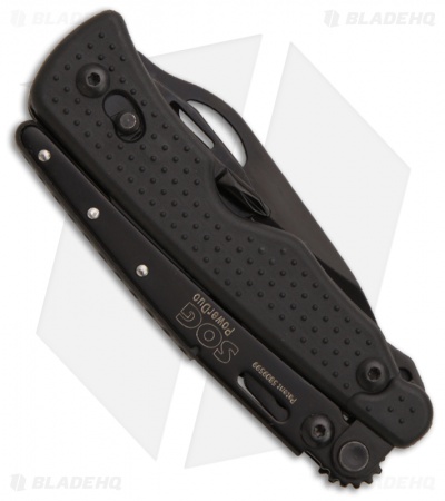 SOG PowerDuo Black Multi-Tool (2.9" Black Plain) PD02-N