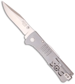 SOG SlimJim Bead Blast Assisted Opening Knife (3.18" Satin) SJ-31