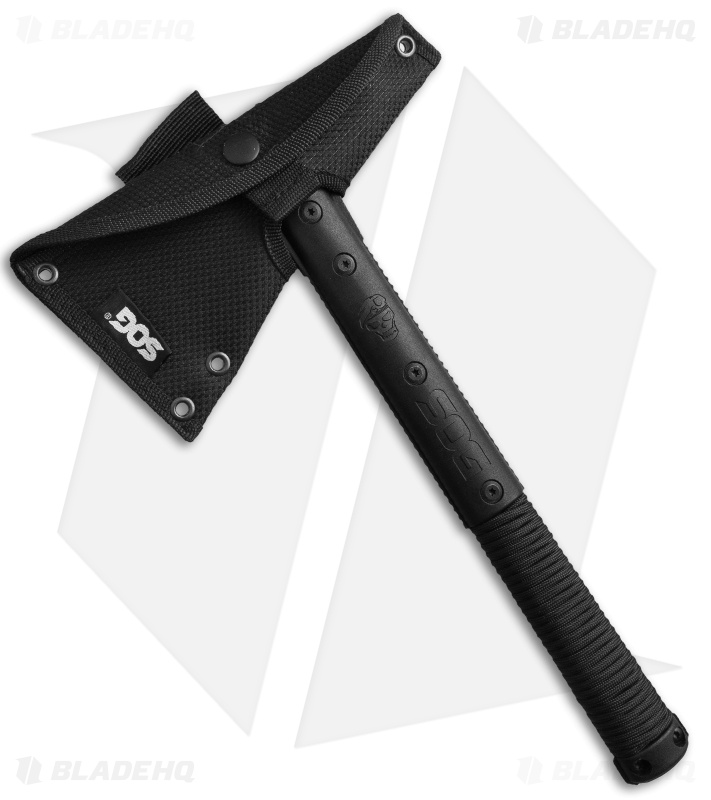 SOG Survival Hawk Tomahawk Axe + Firestarter & Nylon Sheath SK1001