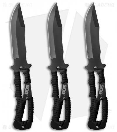 SOG 10" Throwing Knives 3-Set + Sheath F041TN-CP