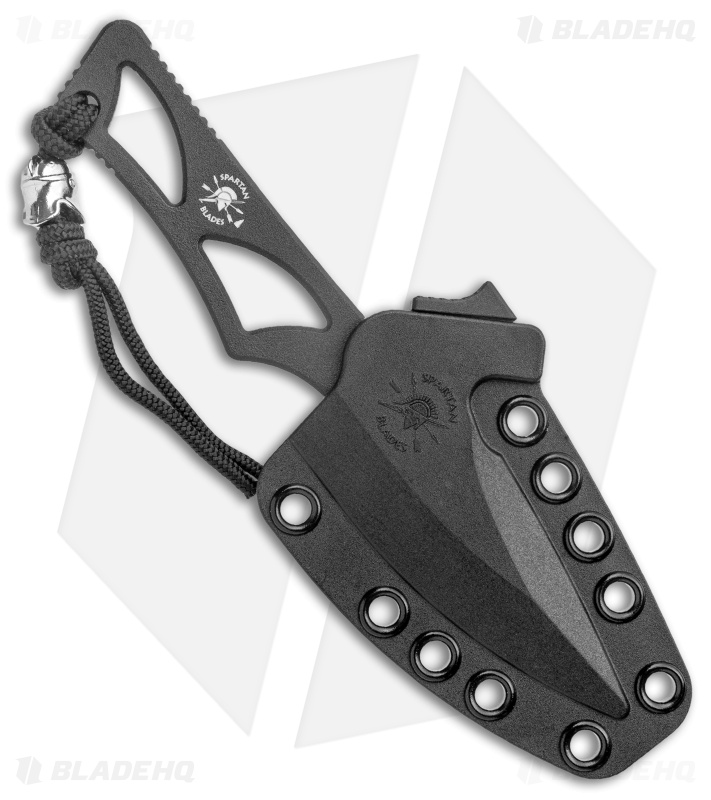 Spartan Blades Field Grade Enyo Fixed Blade Knife Black (2.75" Black AUS-8A)