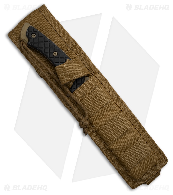 Spartan Blades Horkos Knife Fixed Blade Black Micarta (5.7" FDE) SB4