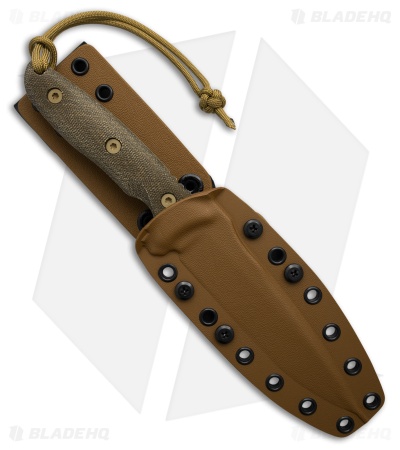 Spartan Blades Moros Fixed Blade Knife Green Micarta (5.25" FDE)