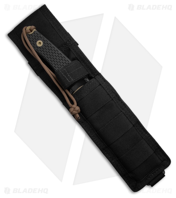 Spartan Blades Ronin Shinto Fixed Blade Tactical Knife Black Micarta (5.6" FDE)
