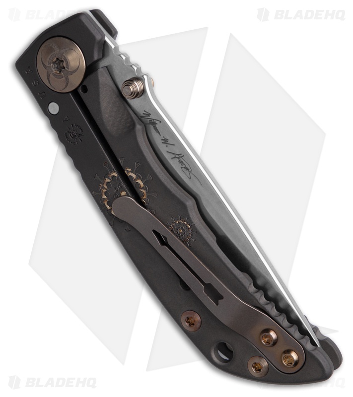 Spartan Blades Harsey Folder Frame Lock Black Plague