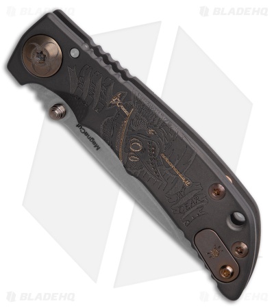 Spartan Blades Harsey Folder Frame Lock Black Plague (3.25" Stonewash)
