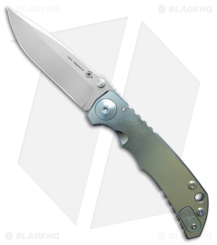 Spartan Blades Harsey Folder Frame Lock Knife Blue Titanium (3.8" Stonewash)