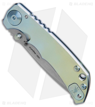 Spartan Blades Harsey Folder Frame Lock Knife Blue Titanium (3.8" Stonewash)