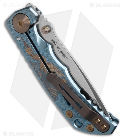 Spartan Blades Harsey Folder Frame Lock Knife Sea Raven Ti (4" SW)