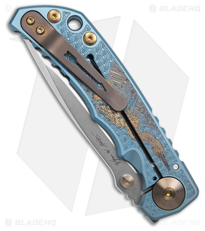 Spartan Blades Harsey Folder Frame Lock Knife Sea Raven Ti (4" SW)