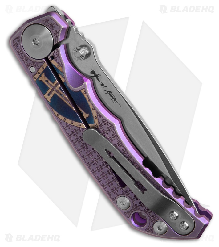 Spartan Blades Harsey Folder Frame Lock Knife Templar Ti (4" SW)