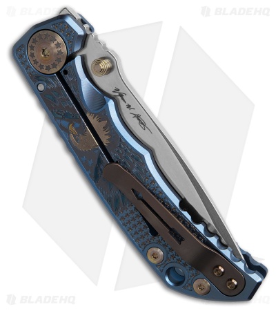 Spartan Blades Harsey Folder Frame Lock Knife Uncle Sam Ti (4" SW)