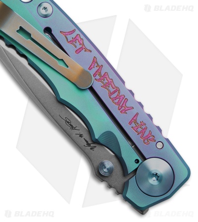 Spartan Blades Harsey Folder Special Edition Engraved Graffiti (3.8" SW)
