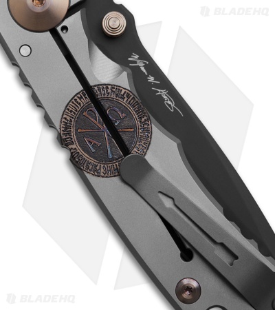 Spartan Blades Harsey Frame Lock Knife Crusaform Titanium (3.9" Black)