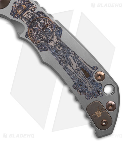 Spartan Blades Harsey Frame Lock Knife Crusaform Titanium (3.9" Black)