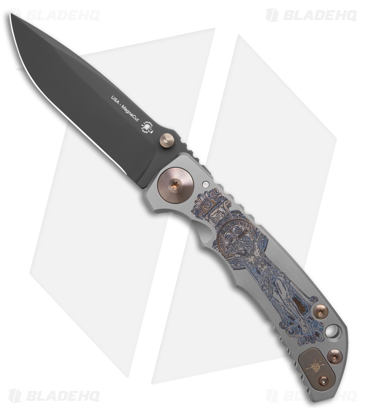 Spartan Blades Harsey Frame Lock Knife Crusaform Titanium (3.9" Black)