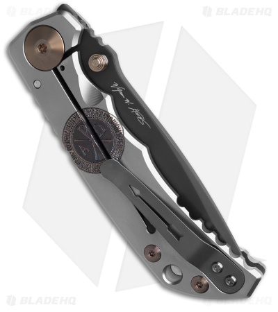 Spartan Blades Harsey Frame Lock Knife Crusaform Titanium (3.9" Black)