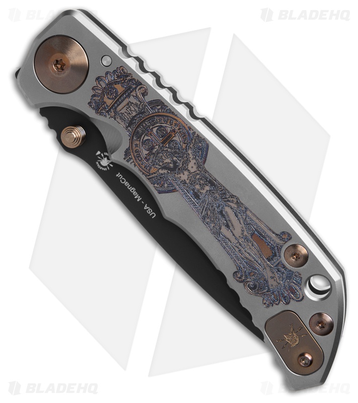 Spartan Blades Harsey Frame Lock Knife Crusaform Titanium (3.9" Black)