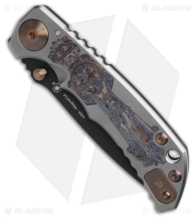 Spartan Blades Harsey Frame Lock Knife Crusaform Titanium (3.9" Black)