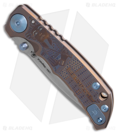 Spartan Blades Harsey MagnaCut Folder Frame Lock Knife King Tut (4" SW)