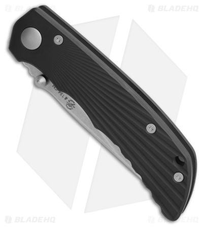 Spartan Blades Talos II Frame Lock Knife Starburst Black Cerakote Al (3.25" SW)
