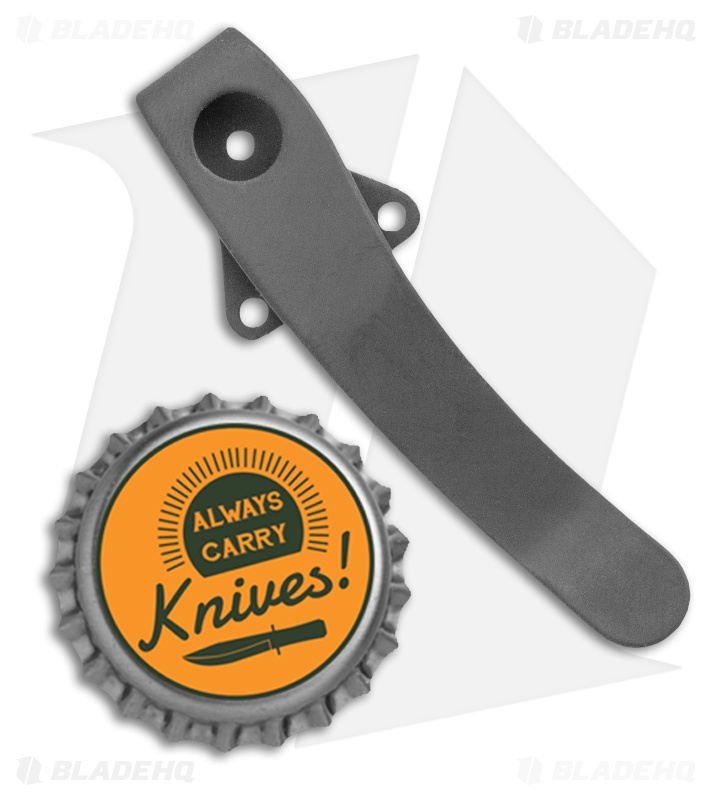 Lynch Northwest Spyderco Military Deep Carry Pocket Clip (Black Cerakote) NW