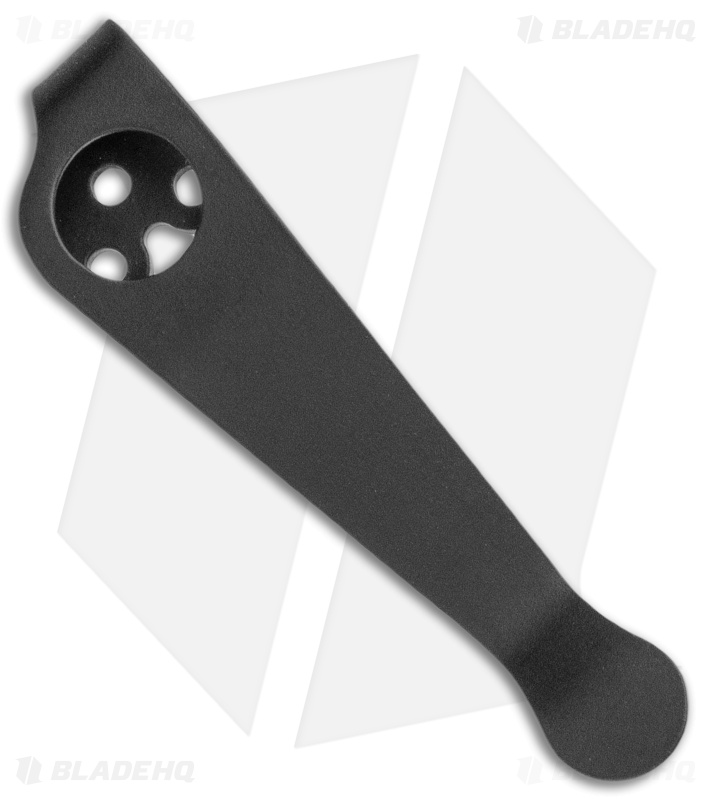Lynch Northwest Spyderco Para 3 Left Hand Ti Clip (Black Titankote) NW