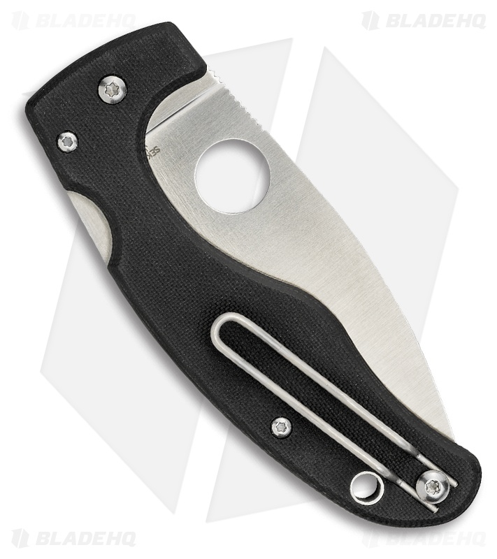 Spyderco Junior G-10 Folding Pocket Knife (Satin Plain) C150GP