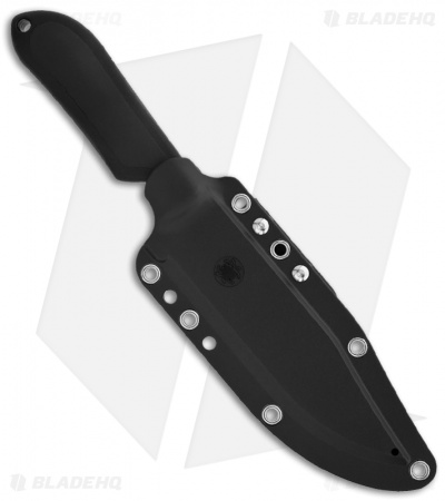 Spyderco Perrin Street Bowie Fixed Blade Knife (5" Black) FB04PBB