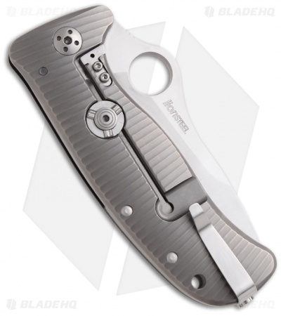 Spyderco LionSpy Folding Pocket Knife (3.62" Satin Plain) C157GTIP