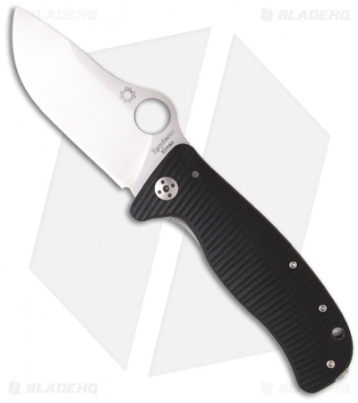 Spyderco LionSpy Folding Pocket Knife (3.62" Satin Plain) C157GTIP