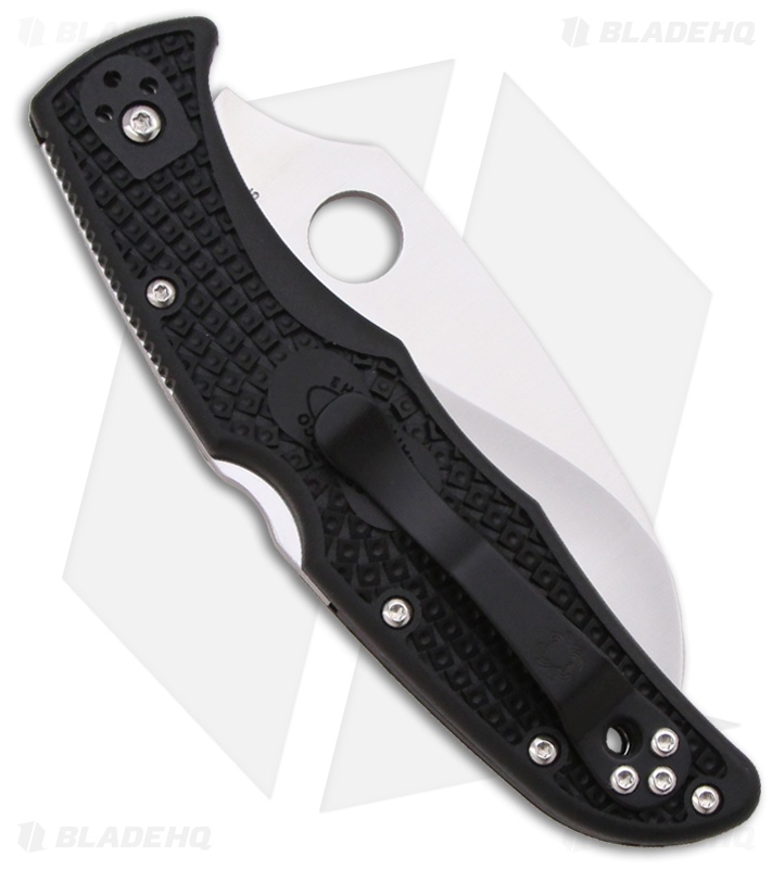 Spyderco Matriarch 2 Knife Black FRN (3.55" Satin Full Serr) C12SBK2