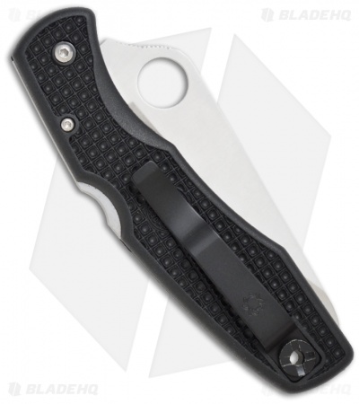 Spyderco Pacific Salt H-1 Knife C91SBK Black FRN (3.81" Satin Serr)