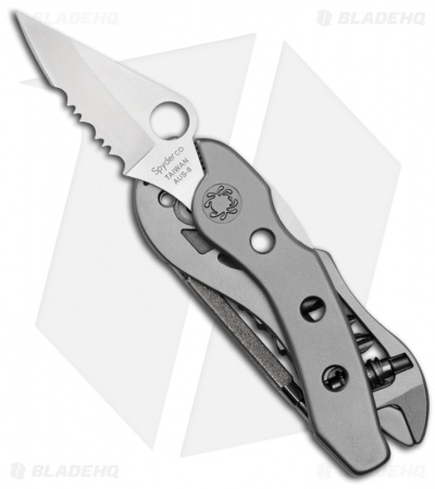 Spyderco SpydeRench Multi Tool w/ Knife (Combo Edge) T01PS