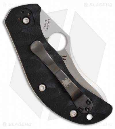 Spyderco Knives Anso Zulu Knife w/ Black G-10 (3" Satin Plain) C145GP