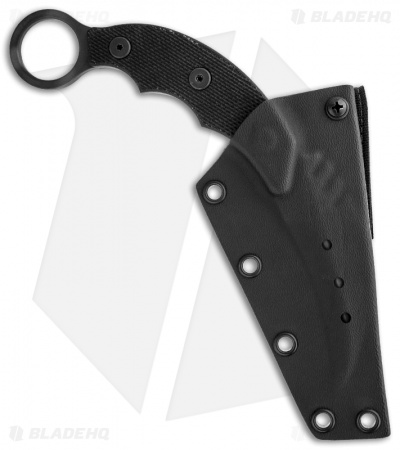 Strider HS Tarani Karambit Knife Black G-10 Fixed Blade (3" Tiger Stripe)