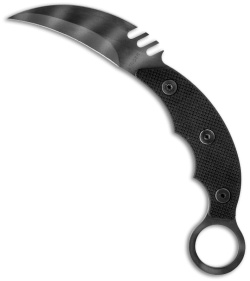 Strider HS Tarani Karambit Knife Black G-10 Fixed Blade (3" Tiger Stripe)