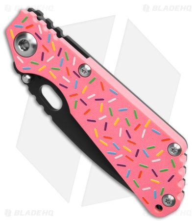 Strider SnG Dessert Warrior Midnight Snack Pink/Sprinkle G-10 (3.5" Black)