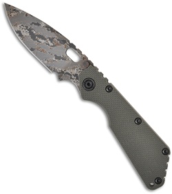 Strider Knives SMF DIGI Green G-10 Manual Folding Knife (3.9" Digi Camo Plain)