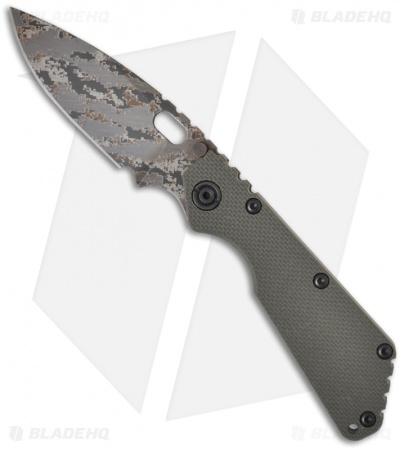 Strider Knives SMF DIGI Green G-10 Manual Folding Knife (3.9" Digi Camo Plain)