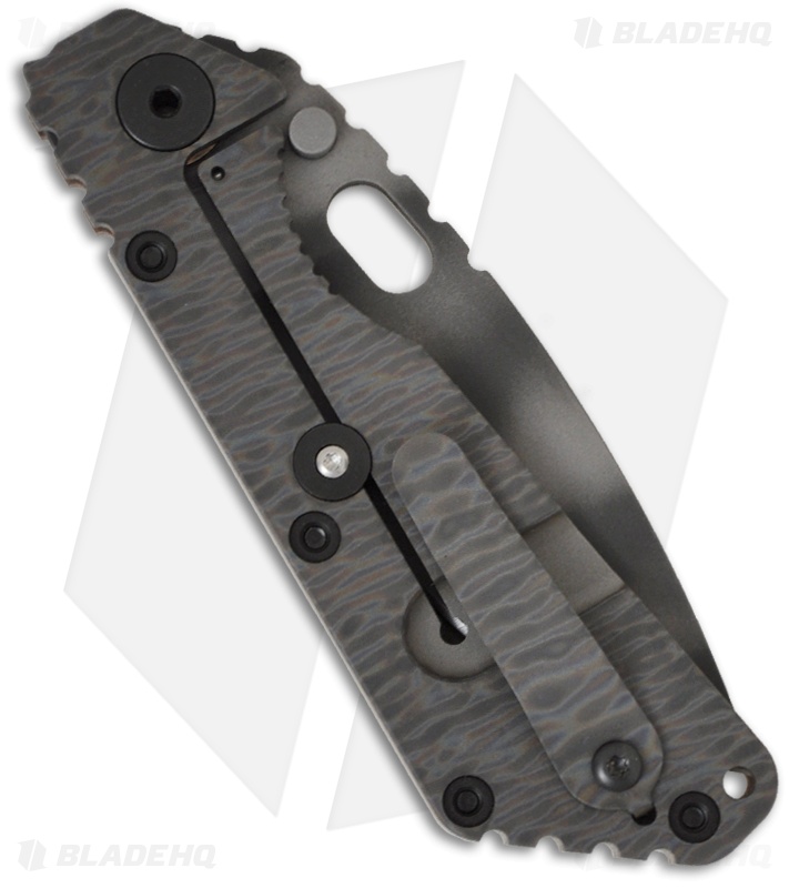 Strider SMF Brown G-10 Manual Folding Knife (3.9" Tiger Stripe Plain)