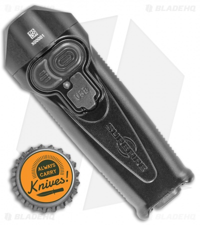 SureFire Stiletto LED Flashlight Black (650 Lumens) - Blade HQ