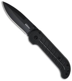 Timberline Vallotton Kickstart Spring Assisted Knife (3.2" Black Plain) 1143