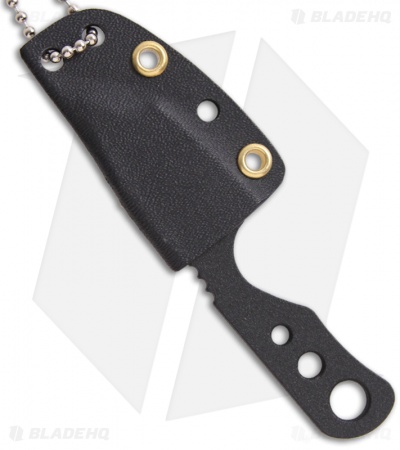 TOPS Knives Bartender Defender Neck Knife & Bottle Opener (0.75" Black) BAR-01