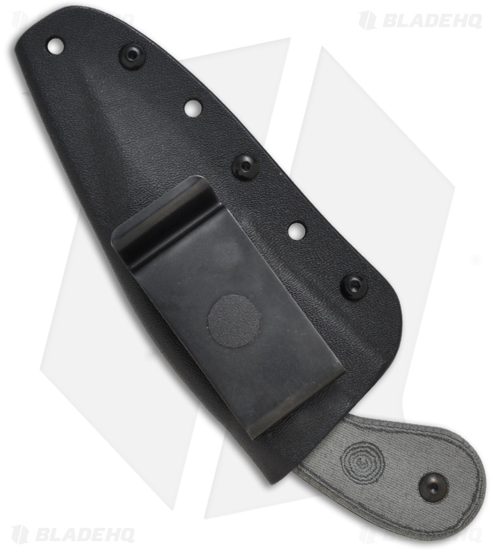 TOPS Knives Cockpit Commander Fixed Blade Knife Micarta (2.25" Black) CC2002