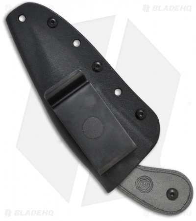 TOPS Knives Cockpit Commander Fixed Blade Knife Micarta (2.25" Black) CC2002
